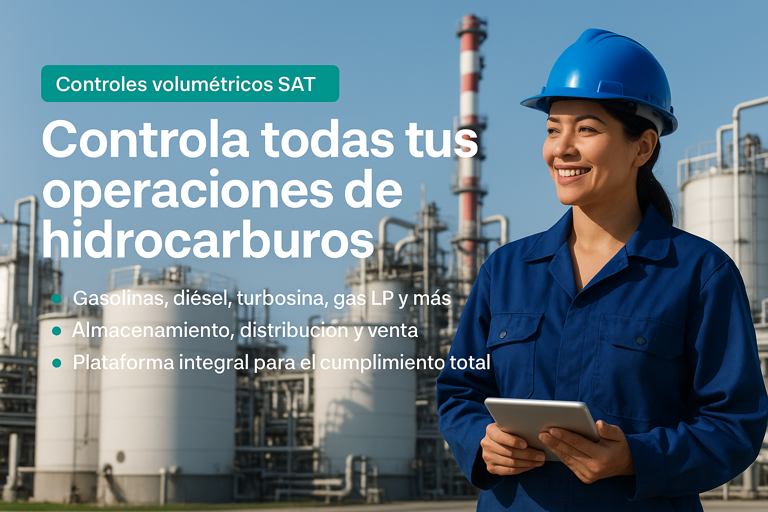 Plataforma integral de controles volumétricos CONTROLVPRO